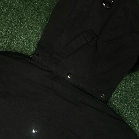 Moose Knuckles Bomber Jacket With Fur Black Size Medium - Picture 14 of 14